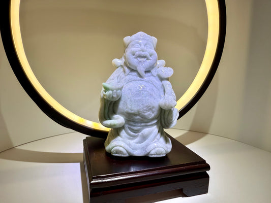 Jade Display God of Fortune Type A 翡翠玉财神 (CSY1)