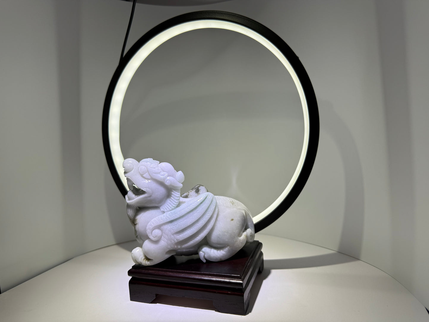 Jadeite Jade Purple Pi Xiu Display 翡翠玉貔貅 (PX16)
