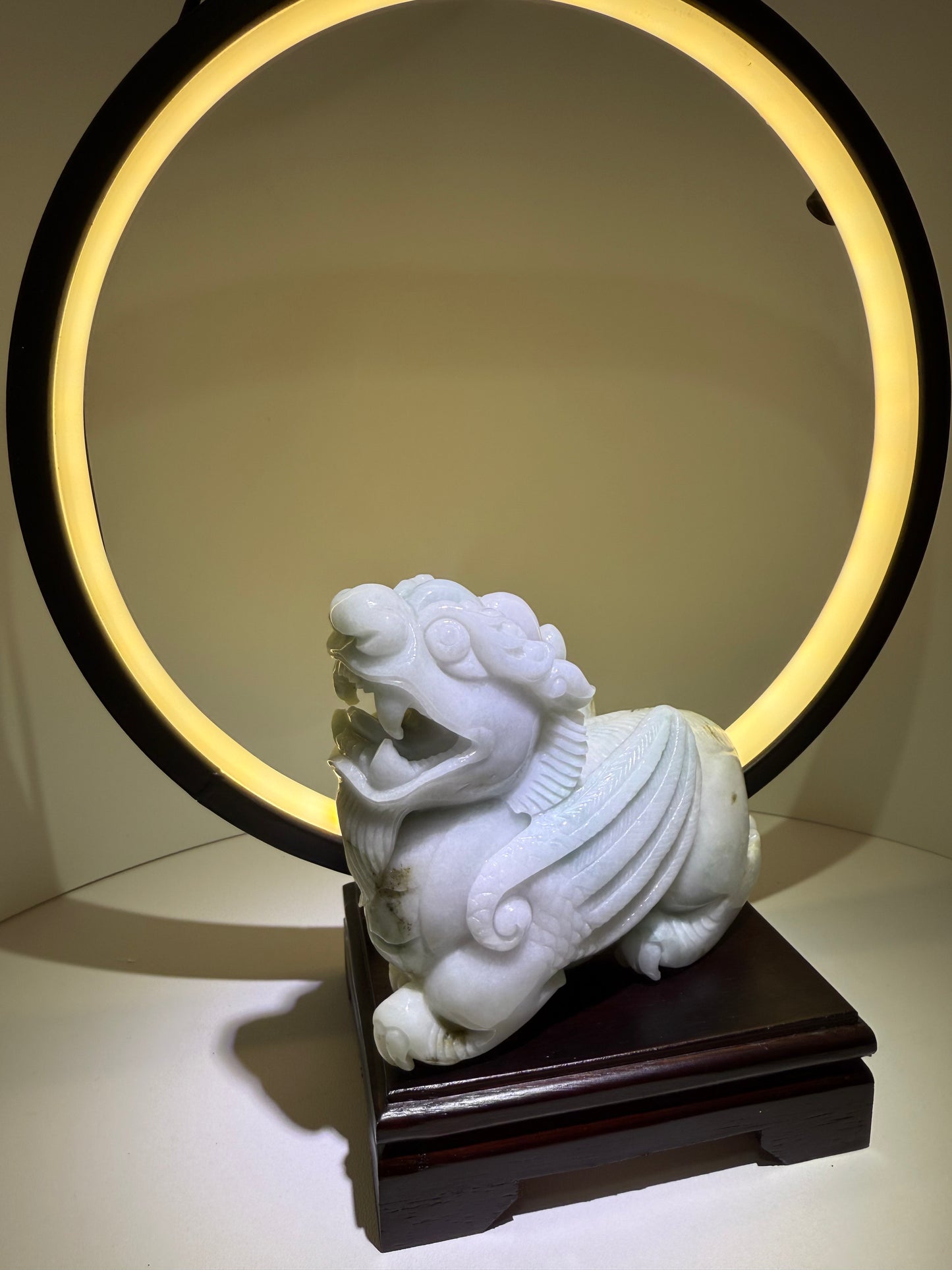 Jadeite Jade Purple Pi Xiu Display 翡翠玉貔貅 (PX16)