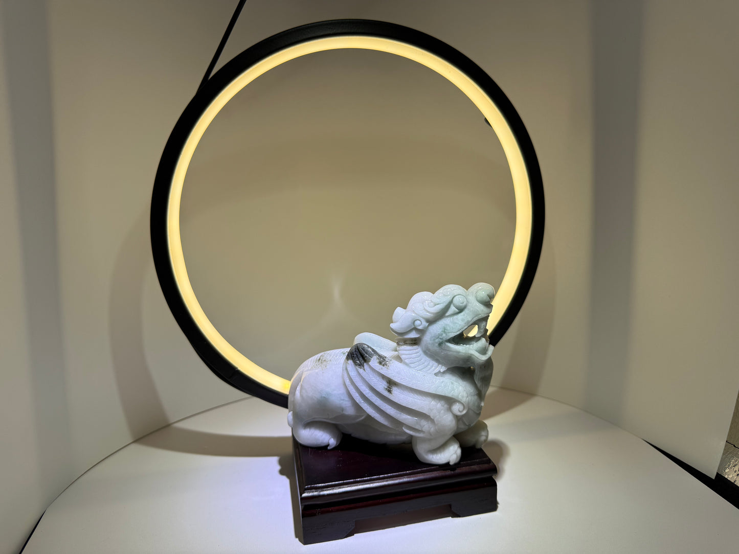 Jadeite Jade Purple Pi Xiu Display 翡翠玉貔貅 (PX16)