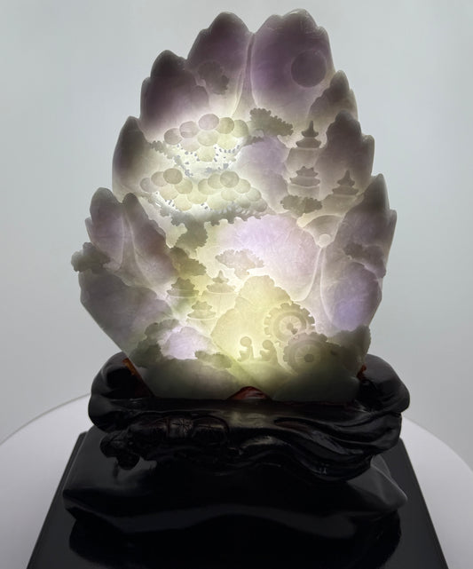 Jade Mountain Display Type A Jadeite 翡翠玉山水 - JM02