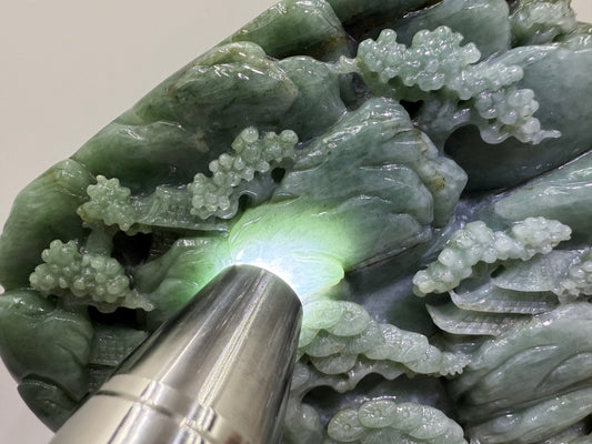 Jade Display Mountain 翡翠玉山水 A 货 - (JM06)