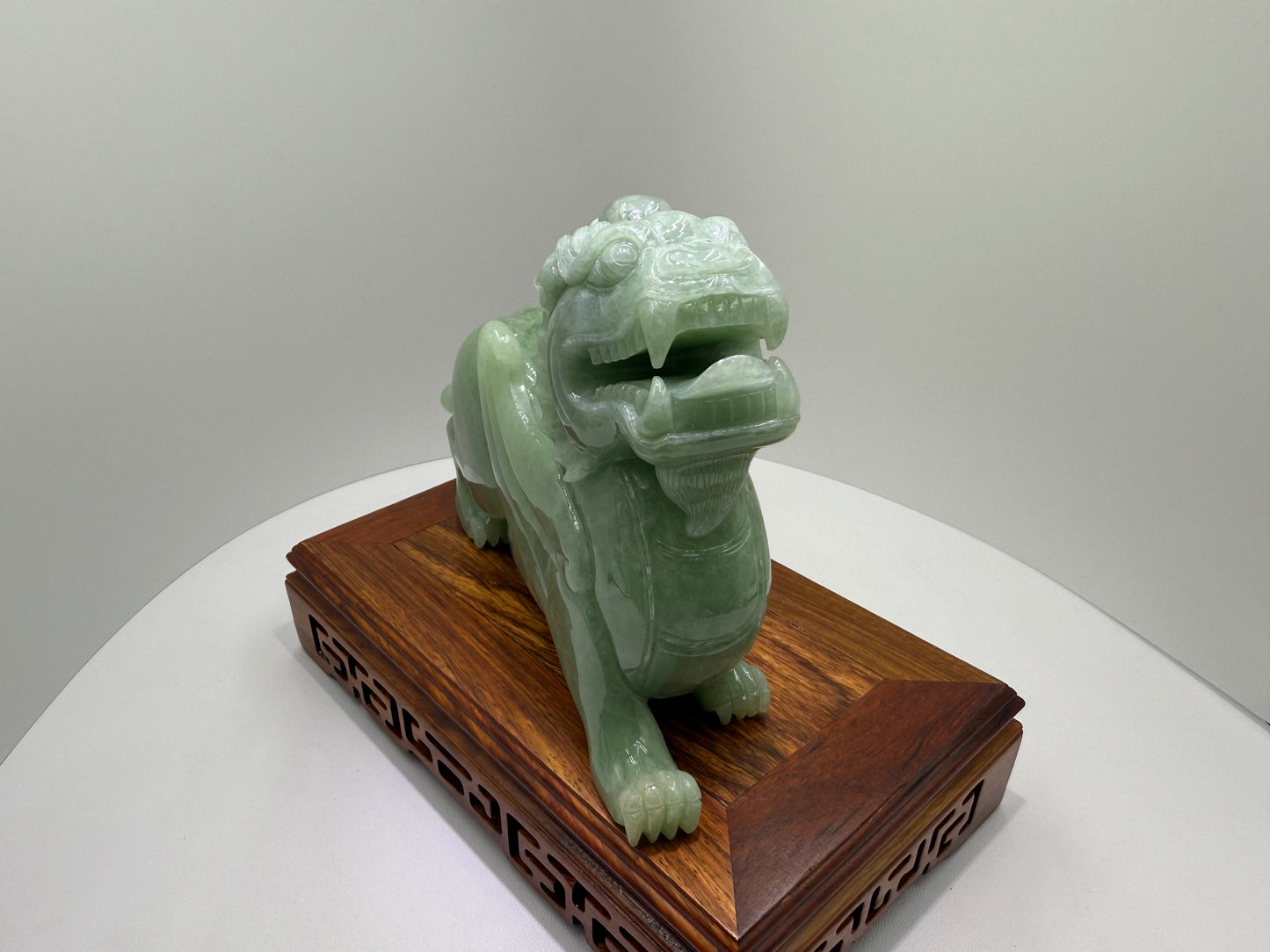 Jadeite Jade Pi Xiu Display 翡翠玉A货貔貅 (PX02) NGI Certified