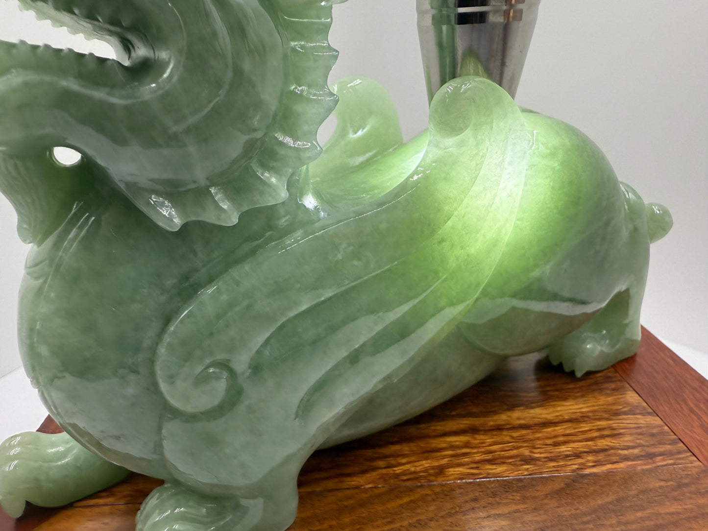 Jadeite Jade Pi Xiu Display 翡翠玉A货貔貅 (PX02) NGI Certified