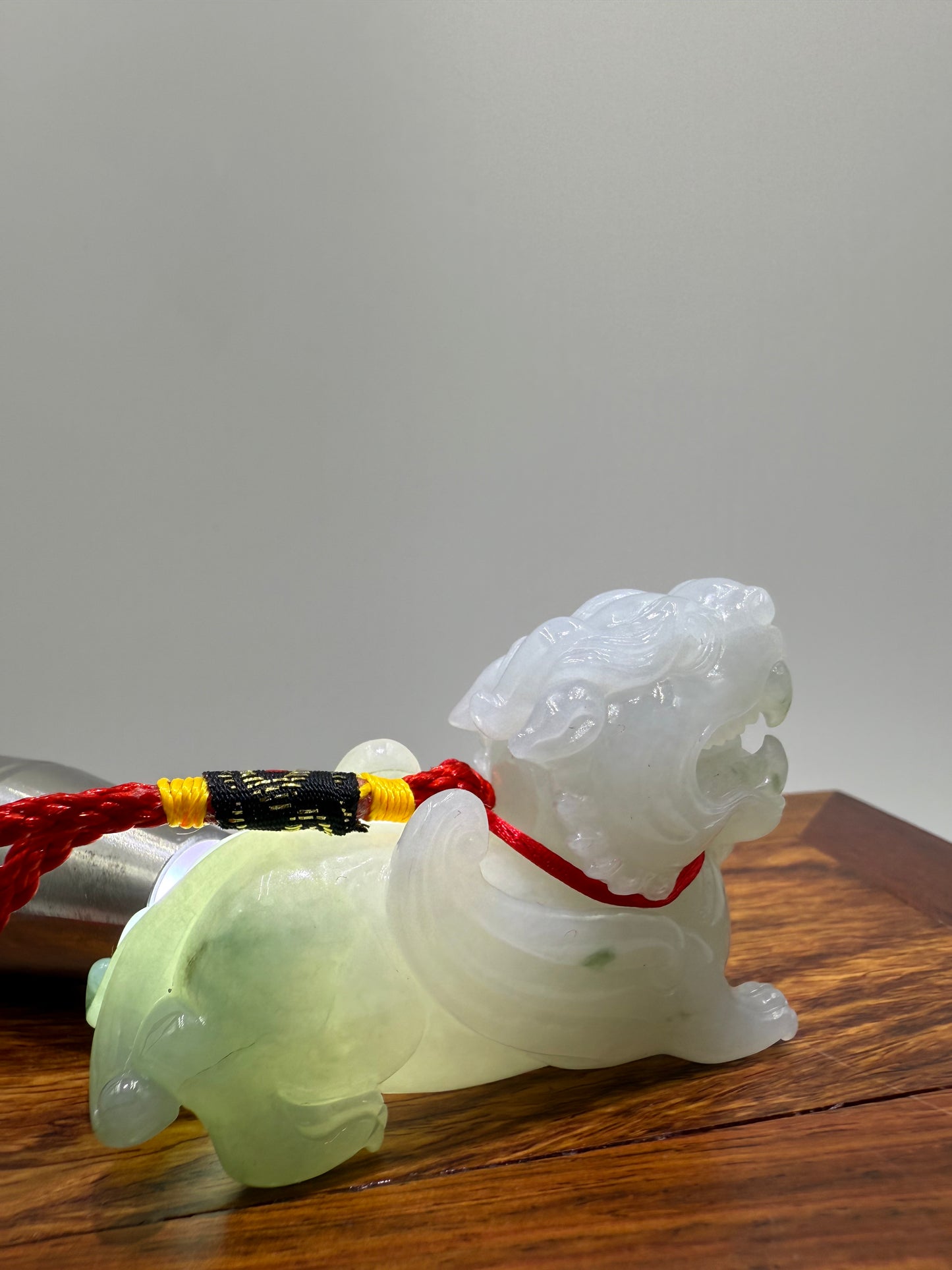 Jade Pi Xiu Type A Icy Jadeite Pendant 翡翠A货貔貅 (PX03) (NGI Certified)