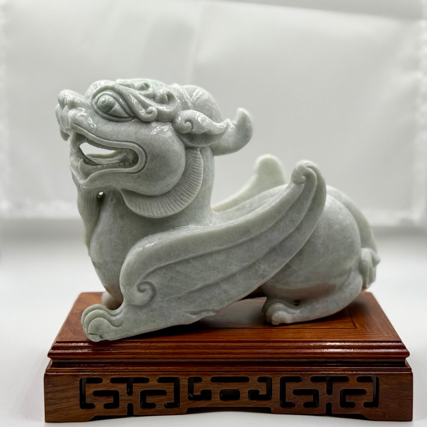 Jadeite Jade Type A Pi Xiu 天然翡翠玉飞天貔貅 - (PX18)