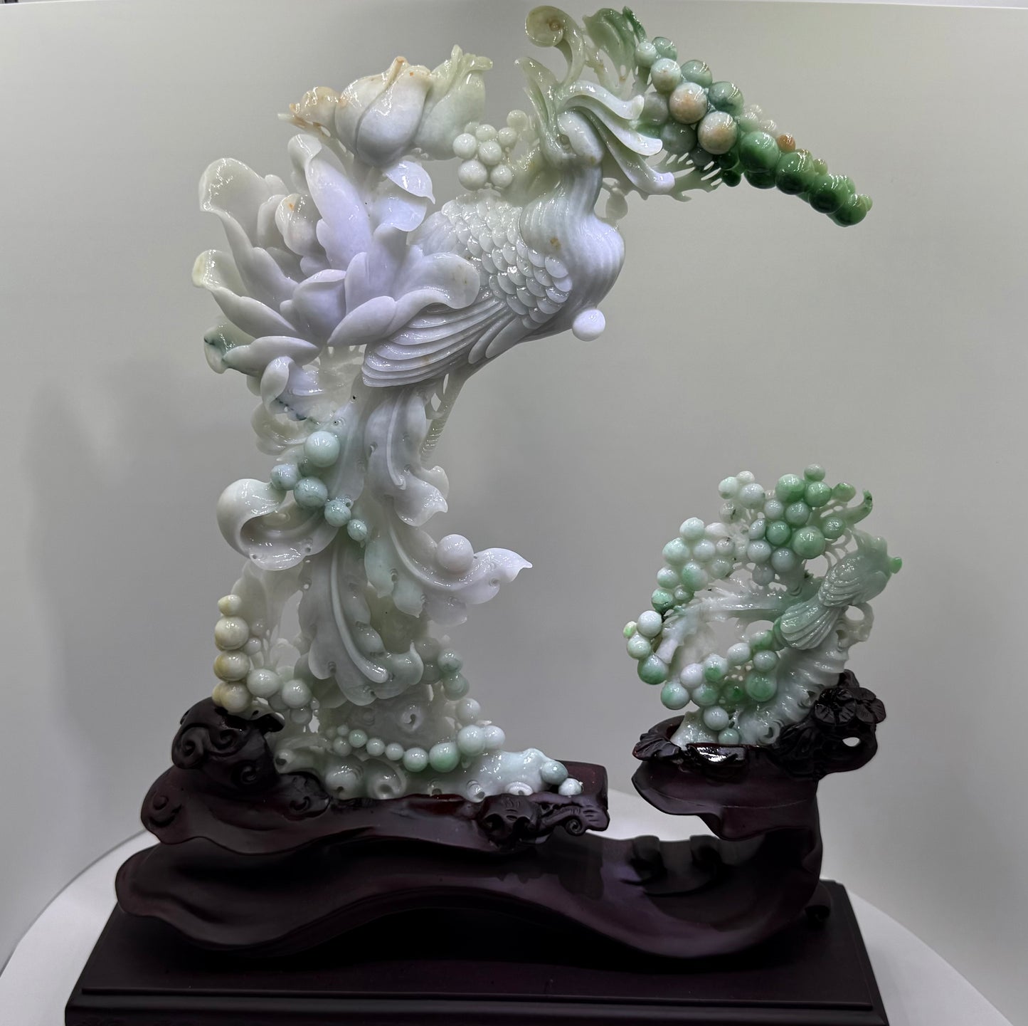 Jade Phoenix 🐦‍🔥 Display Type A Jadeite 翡翠玉凤凰摆件