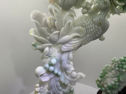Jade Phoenix 🐦‍🔥 Display Type A Jadeite 翡翠玉凤凰摆件