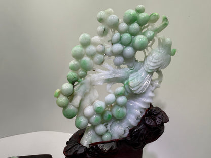 Jade Phoenix 🐦‍🔥 Display Type A Jadeite 翡翠玉凤凰摆件
