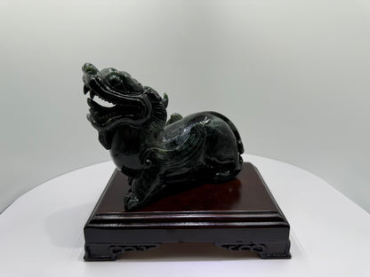 Jade Pi Xiu Display Type A Jadeite 翡翠A货貔貅 (PX10) (NGI Certified)