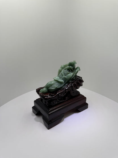 Jade Cabbage Display 翡翠玉A货 - Bai Cai 白菜
