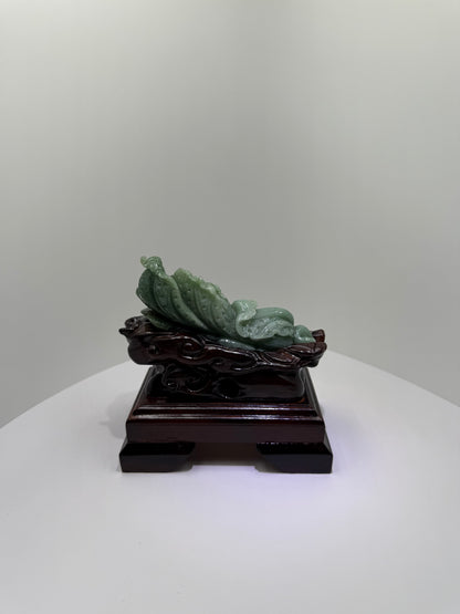 Jade Cabbage Display 翡翠玉A货 - Bai Cai 白菜