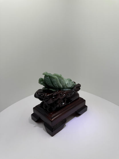 Jade Cabbage Display 翡翠玉A货 - Bai Cai 白菜