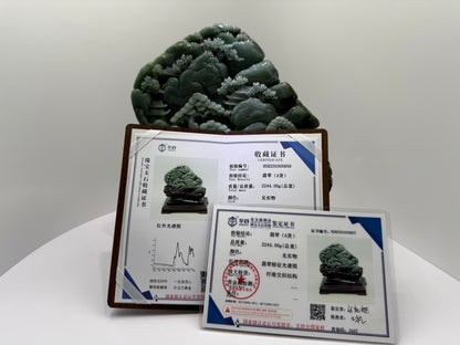 Jade Display Mountain 翡翠玉山水 A 货 - (JM06)