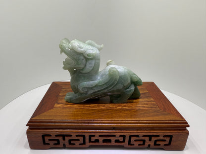 Jade Pi Xiu Display Type A Jadeite 翡翠A货貔貅 (PX05) (NGI Certified)