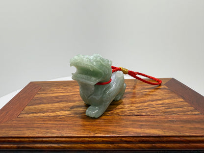 Jade Pi Xiu Type A Jadeite Pendant 翡翠A货貔貅 (PX08) (NGI Certified)