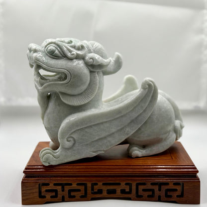 Jadeite Jade Type A Pi Xiu 天然翡翠玉飞天貔貅 - (PX18)